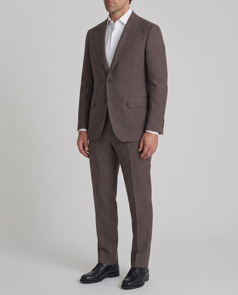 InStitchu Fleet Brown Premium Linen suit — photo 3