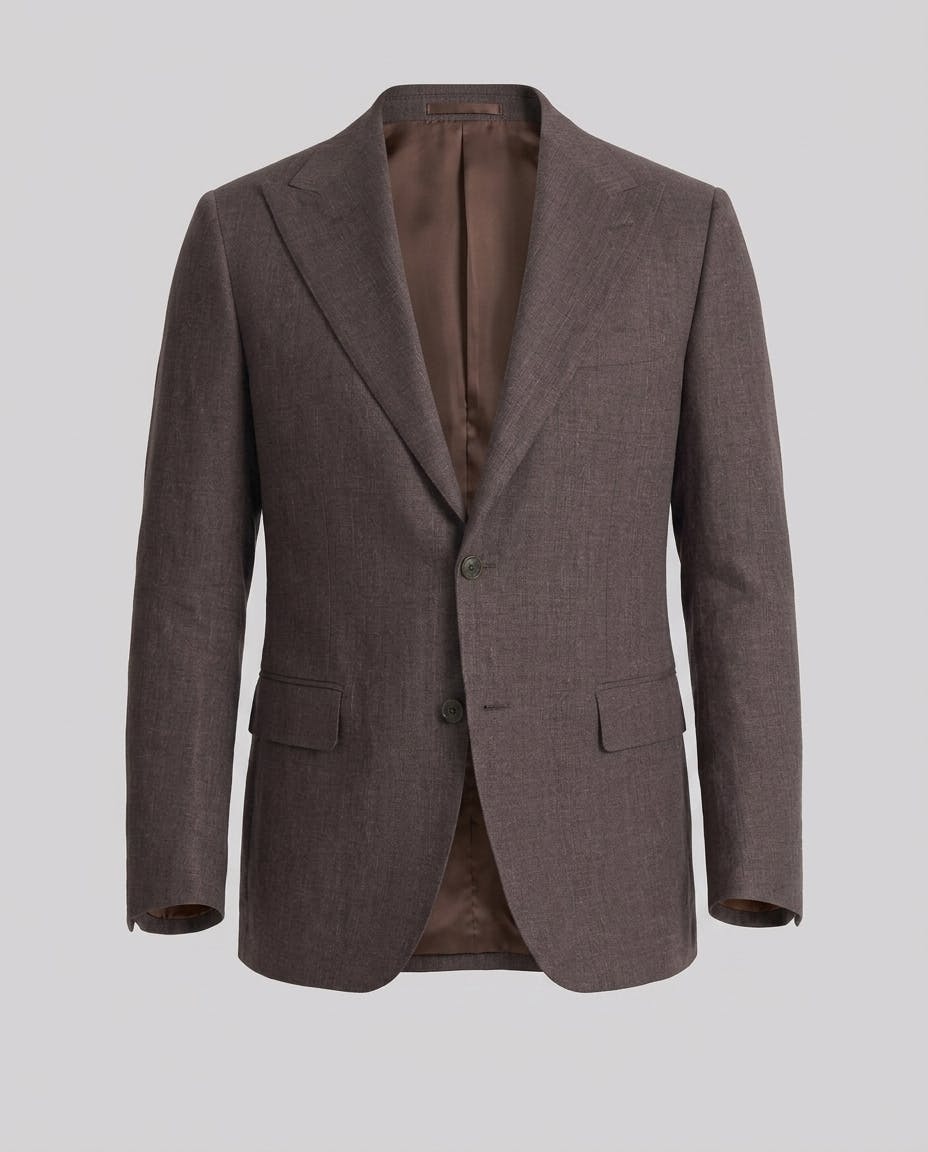 InStitchu Fleet Brown Premium Linen suit — photo 4