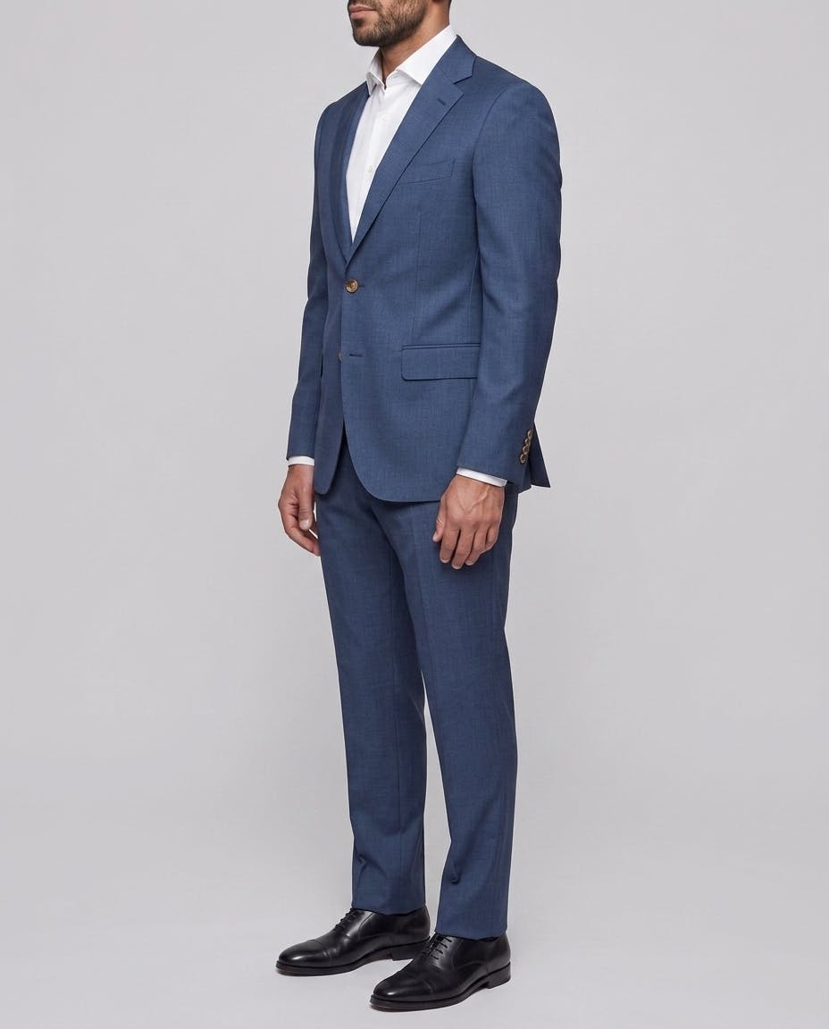 The Gainsborough Navy Plain Casual Jacket — photo 3