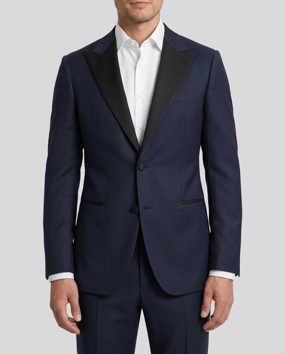 The Giordano Navy Tuxedo Suit — photo 1