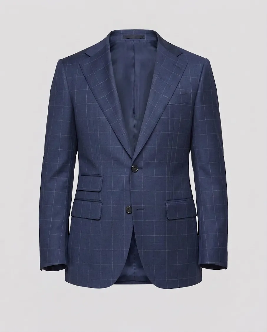 The Grant Navy Wool Jacket