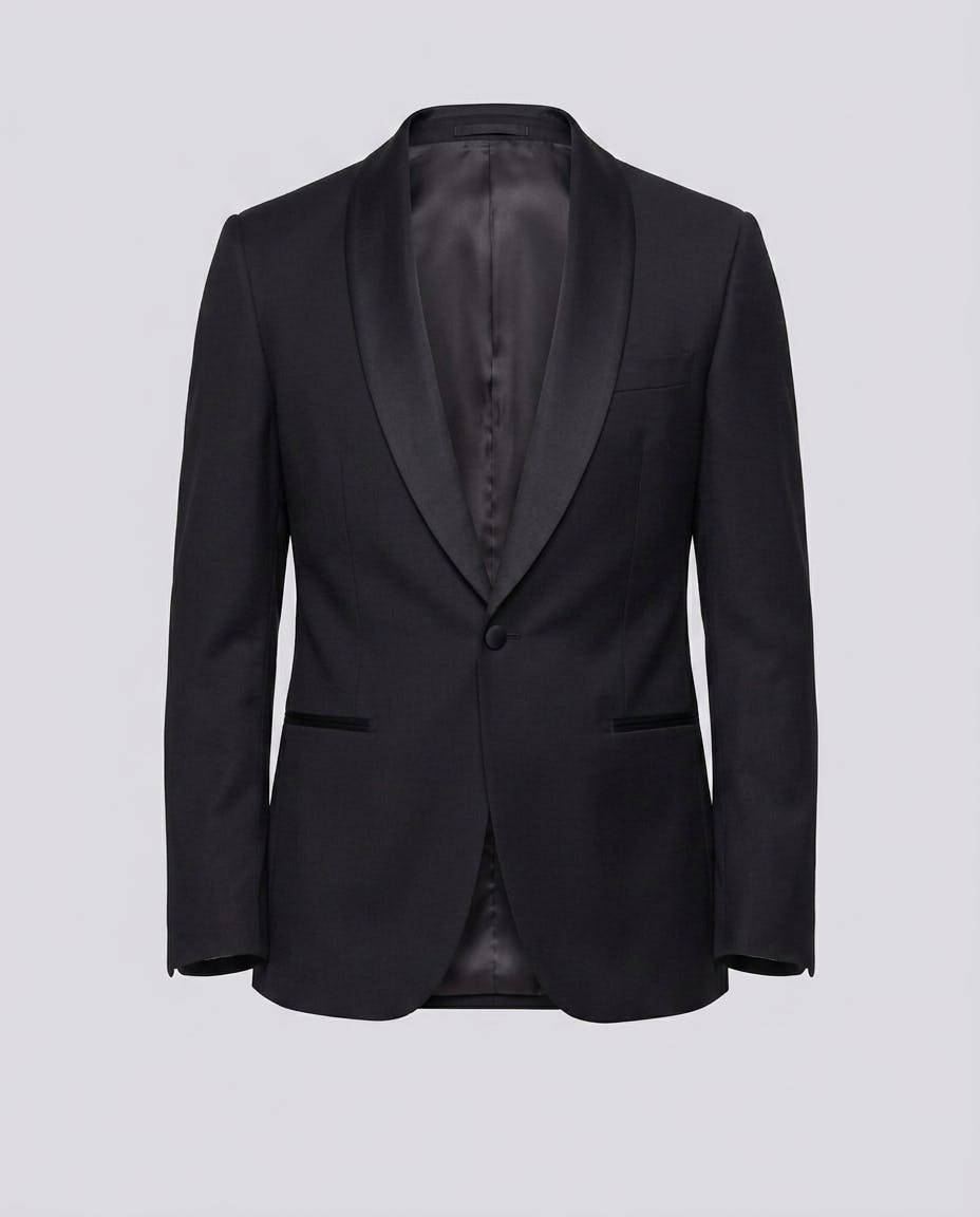 The Grechetto Black Tuxedo Suit — photo 4