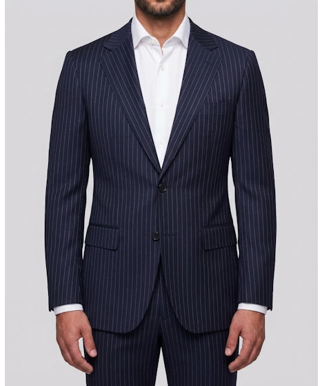 The Grimsby Navy Pinstripe Business Jacket — photo 1