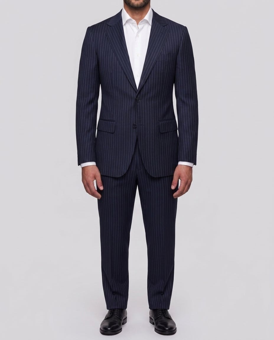 The Grimsby Navy Pinstripe Business Jacket — photo 2