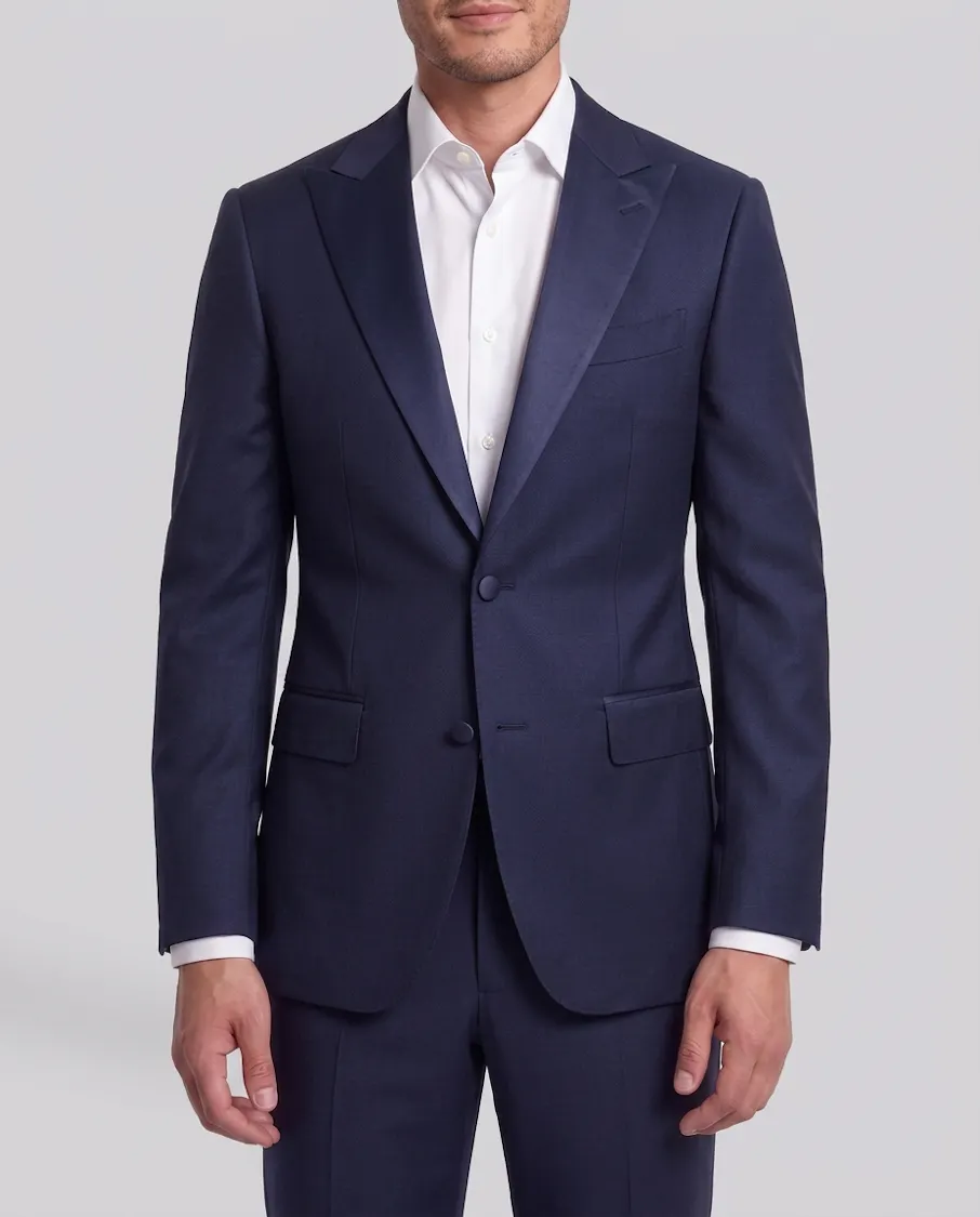 The Harlow Navy Nailhead Formal Jacket