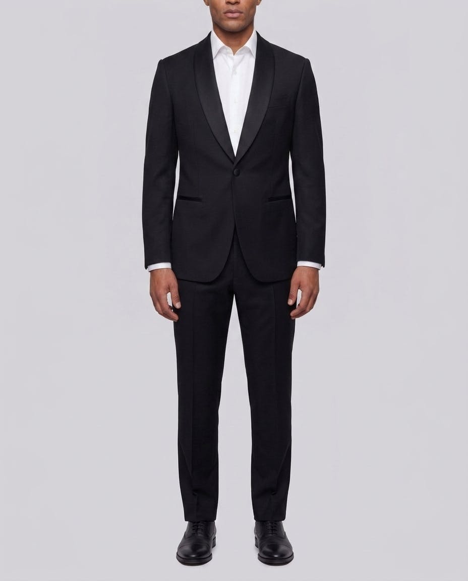 The Harrington Black Tuxedo Suit — photo 2
