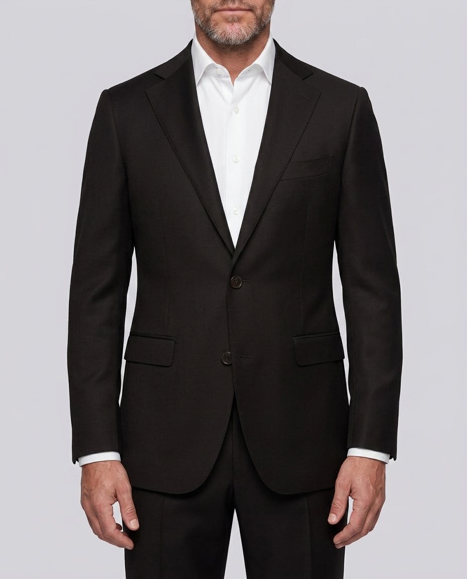 The Hunter Black Wool Blend Jacket — photo 1