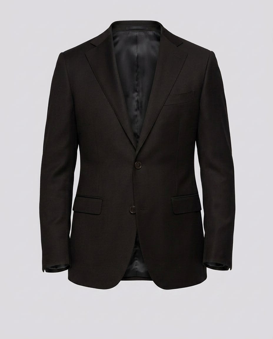 The Hunter Black Wool Blend Jacket — photo 4