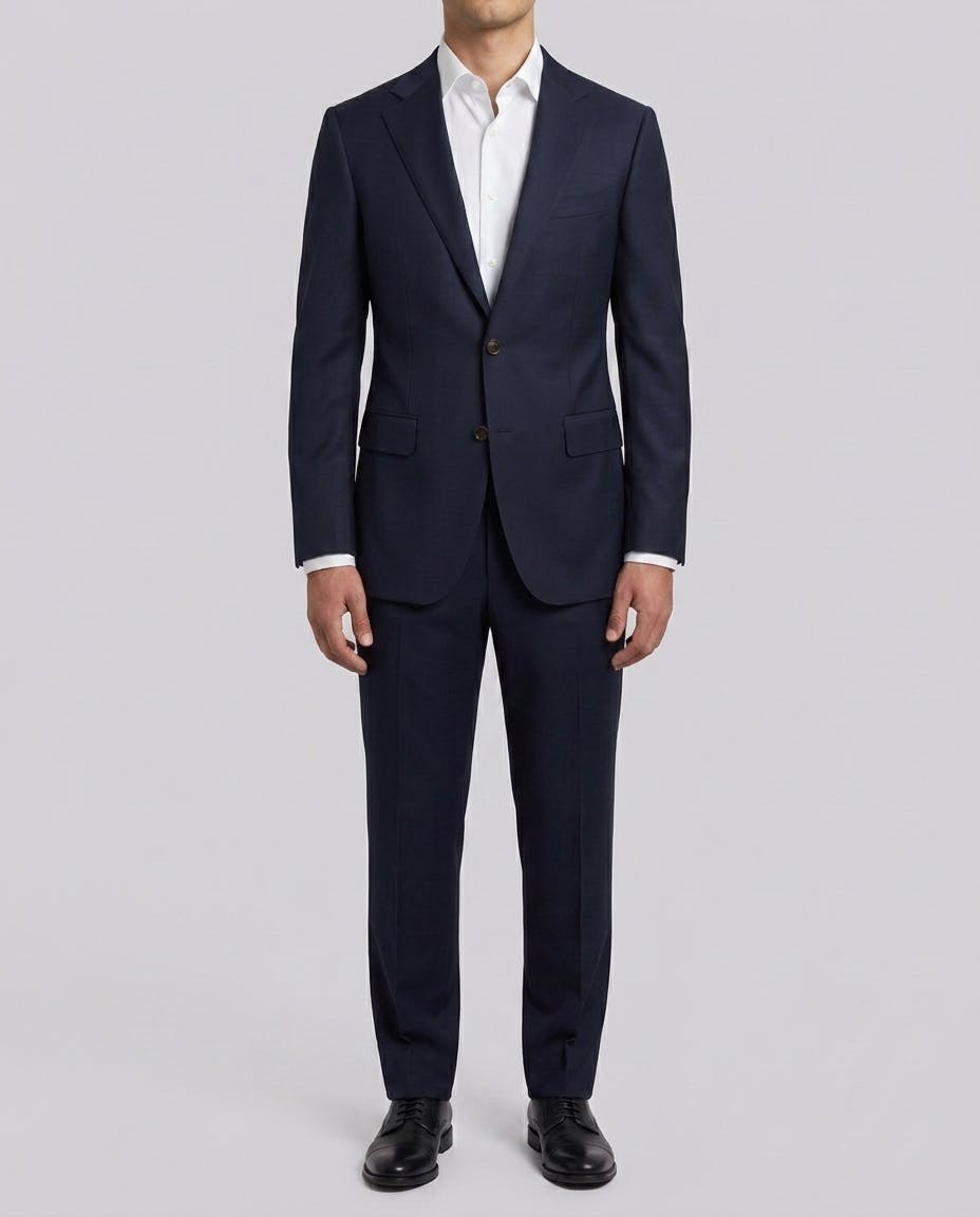 The Lucca VBC Navy Wool Suit — photo 2