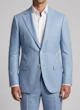 The Montebello Blue Wool Linen Jacket — photo 1