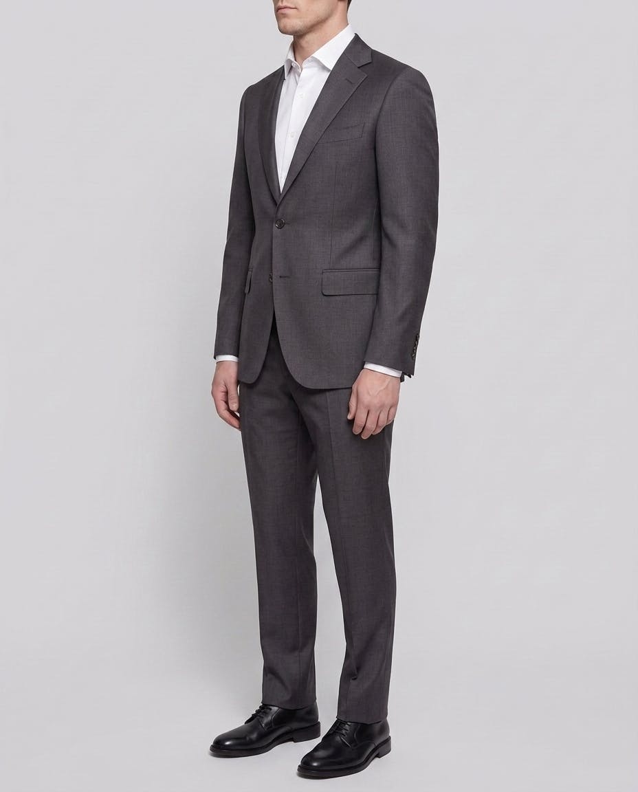 The Newbury Grey Plain Casual Jacket — photo 3