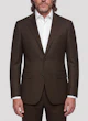 The Parma VBC Dark Brown Flannel Wool Jacket — photo 1