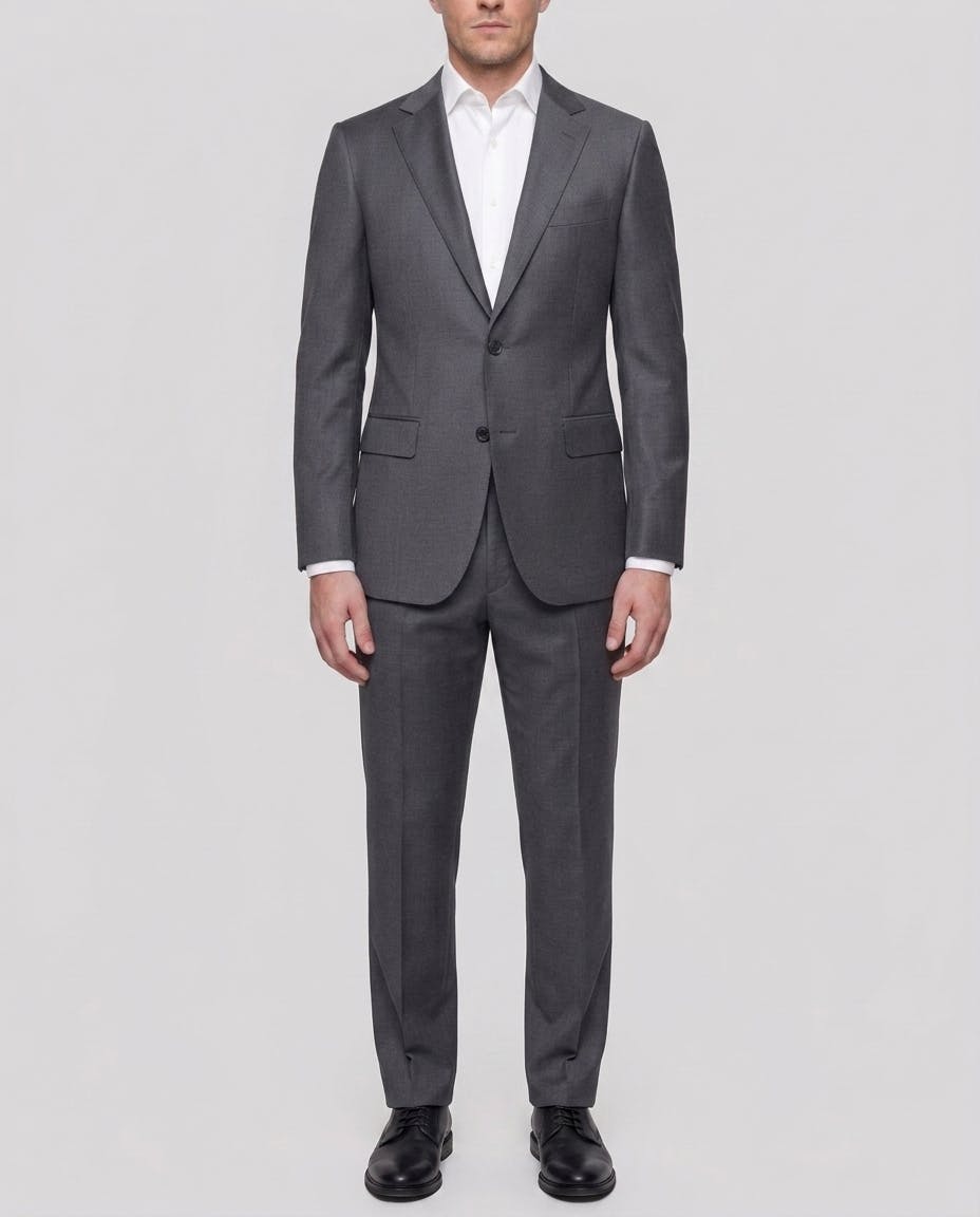 The Prescot Grey Fine Flannel Suit — photo 2