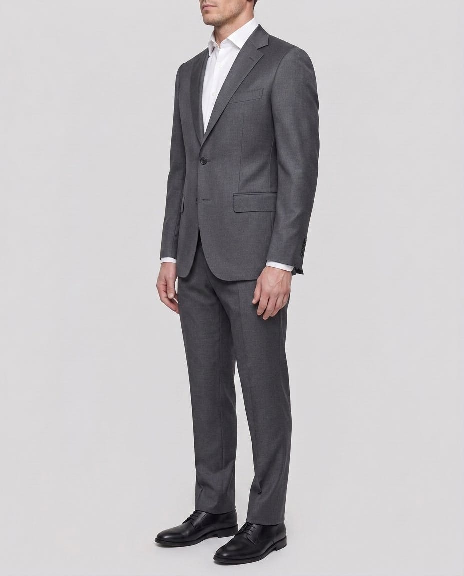 The Prescot Grey Fine Flannel Suit — photo 3