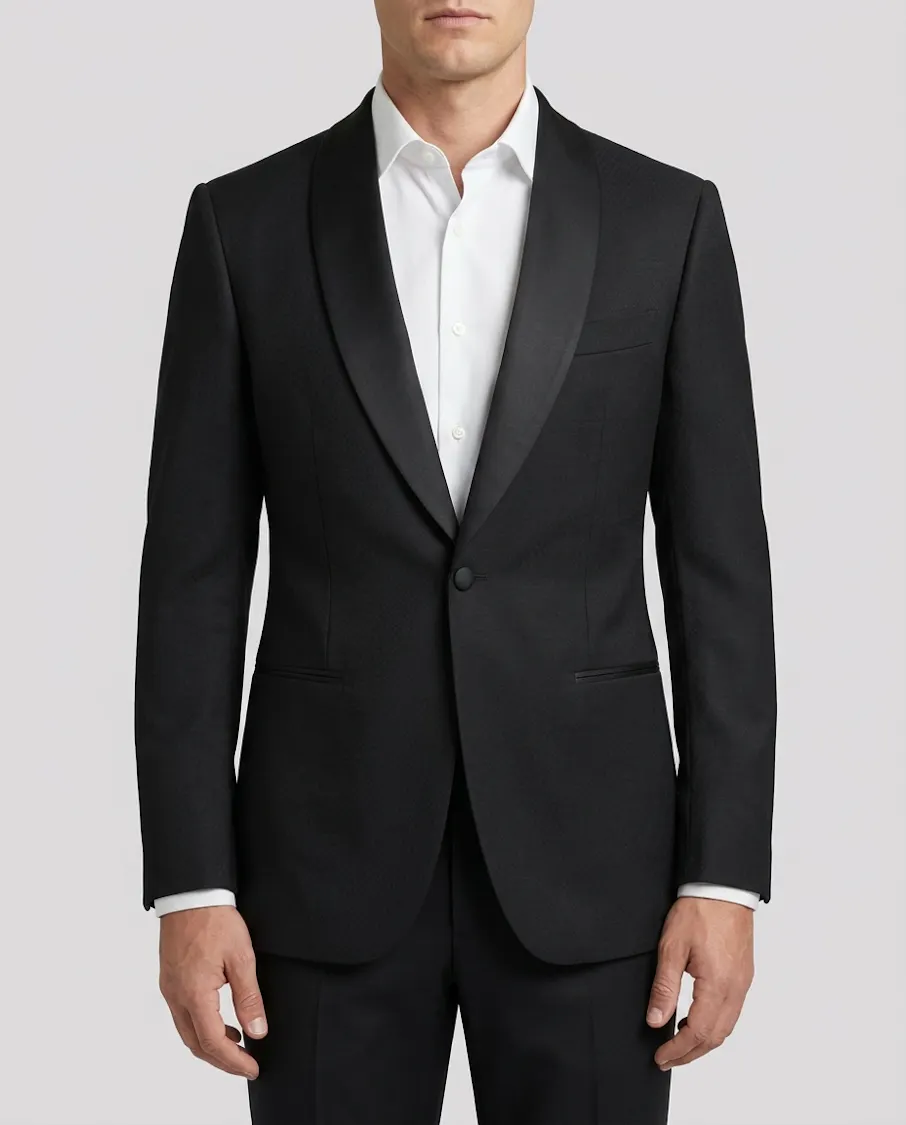 The Prichard Black Formal Tuxedo Jacket