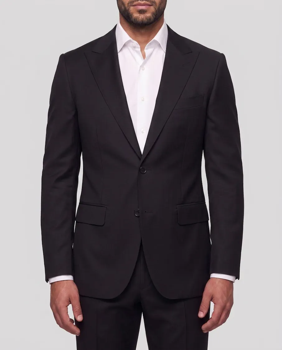The Ramsay Black Plain Formal Jacket