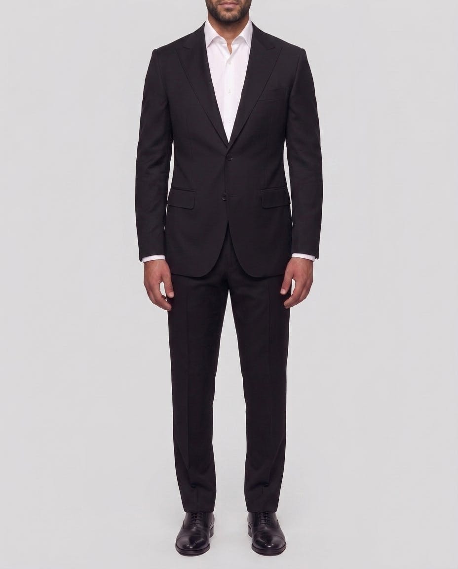The Ramsay Black Plain Formal Jacket — photo 2