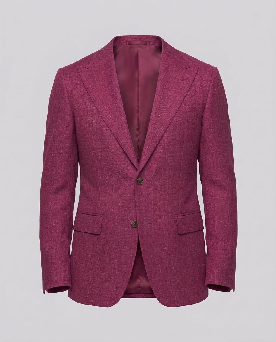 InStitchu Southbank Red Wool Linen Suit — photo 4