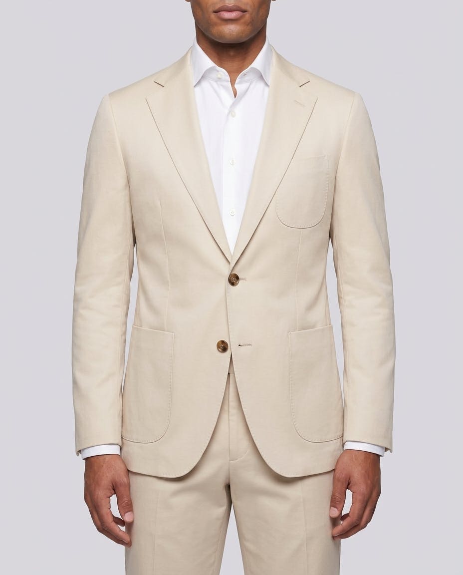 The Stewart Cream Cotton Suit — photo 1