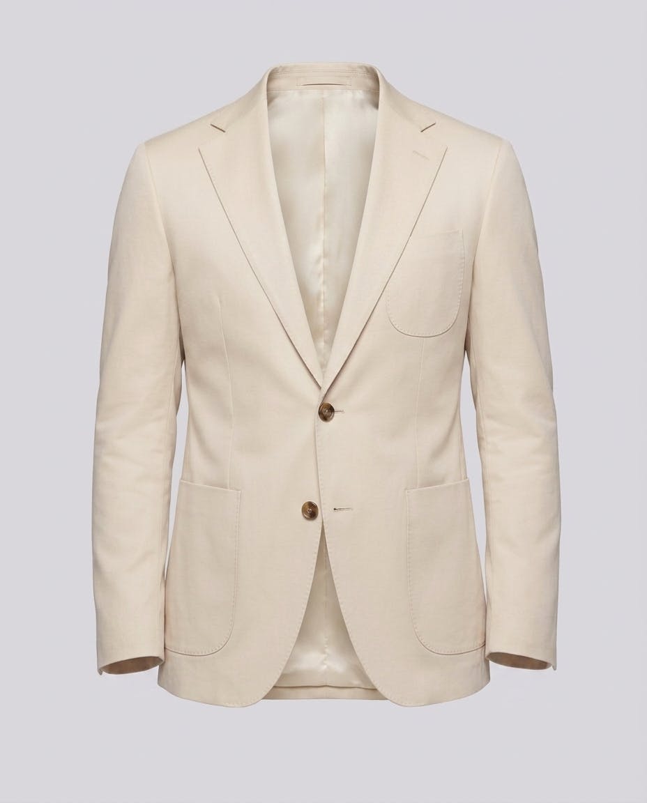 The Stewart Cream Cotton Suit — photo 4