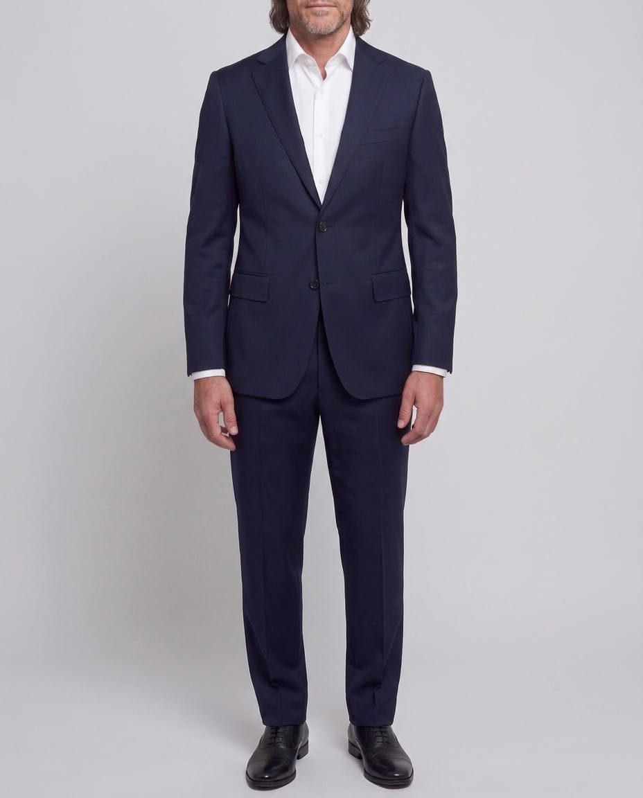 The Tetbury Navy Twill Business Suit — photo 2