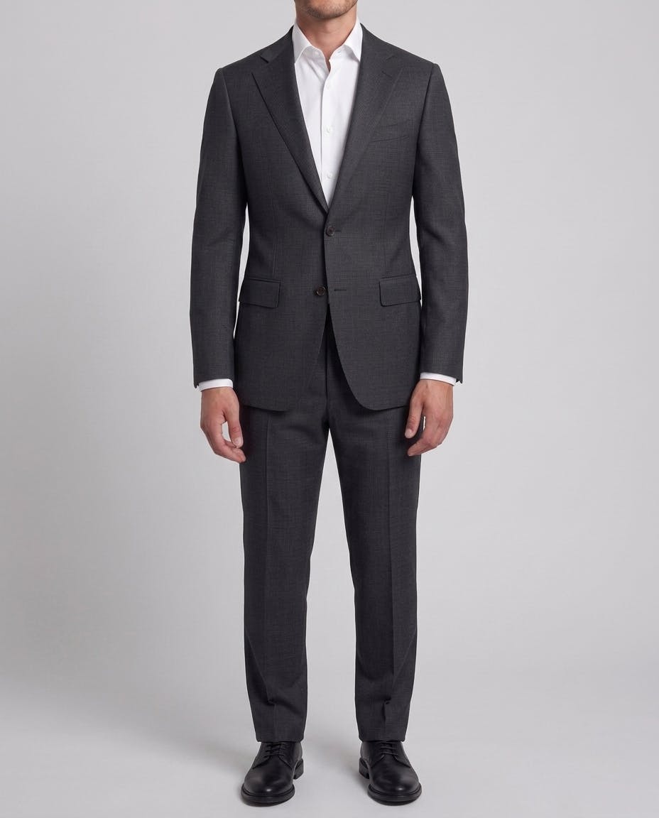 The Verona VBC Charcoal Glen Plaid Wool Jacket — photo 2