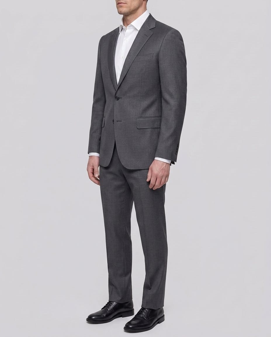 The Warwick Grey Plain Formal Jacket — photo 3