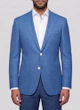 The Wattle Vibrant Mid-Blue And White Slub Wool Jacket — photo 1