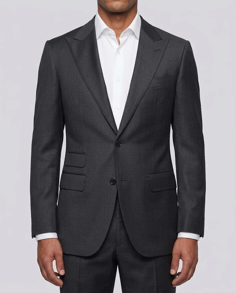 The Yately Charcoal Plain Formal Jacket