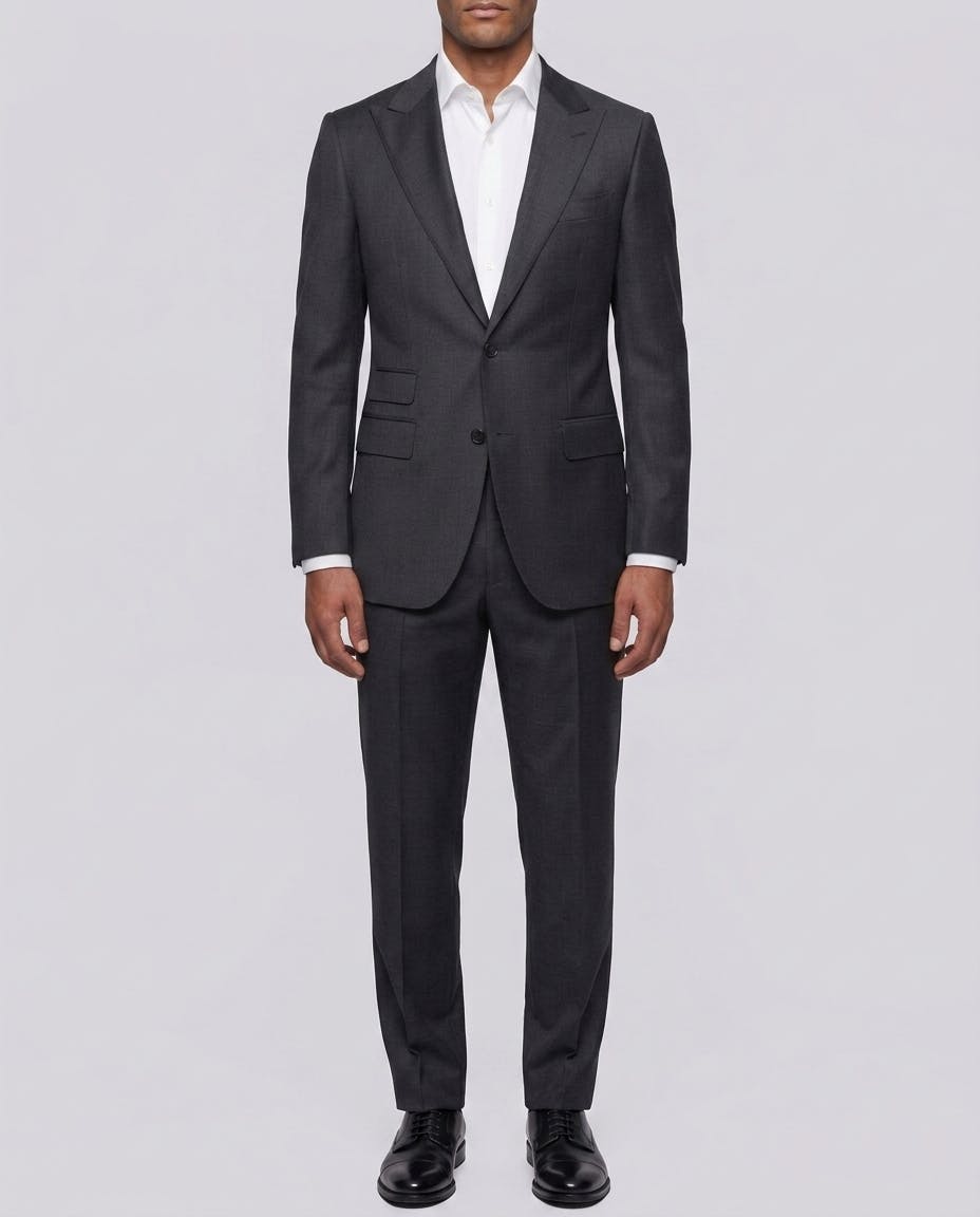 The Yately Charcoal Plain Formal Jacket — photo 2
