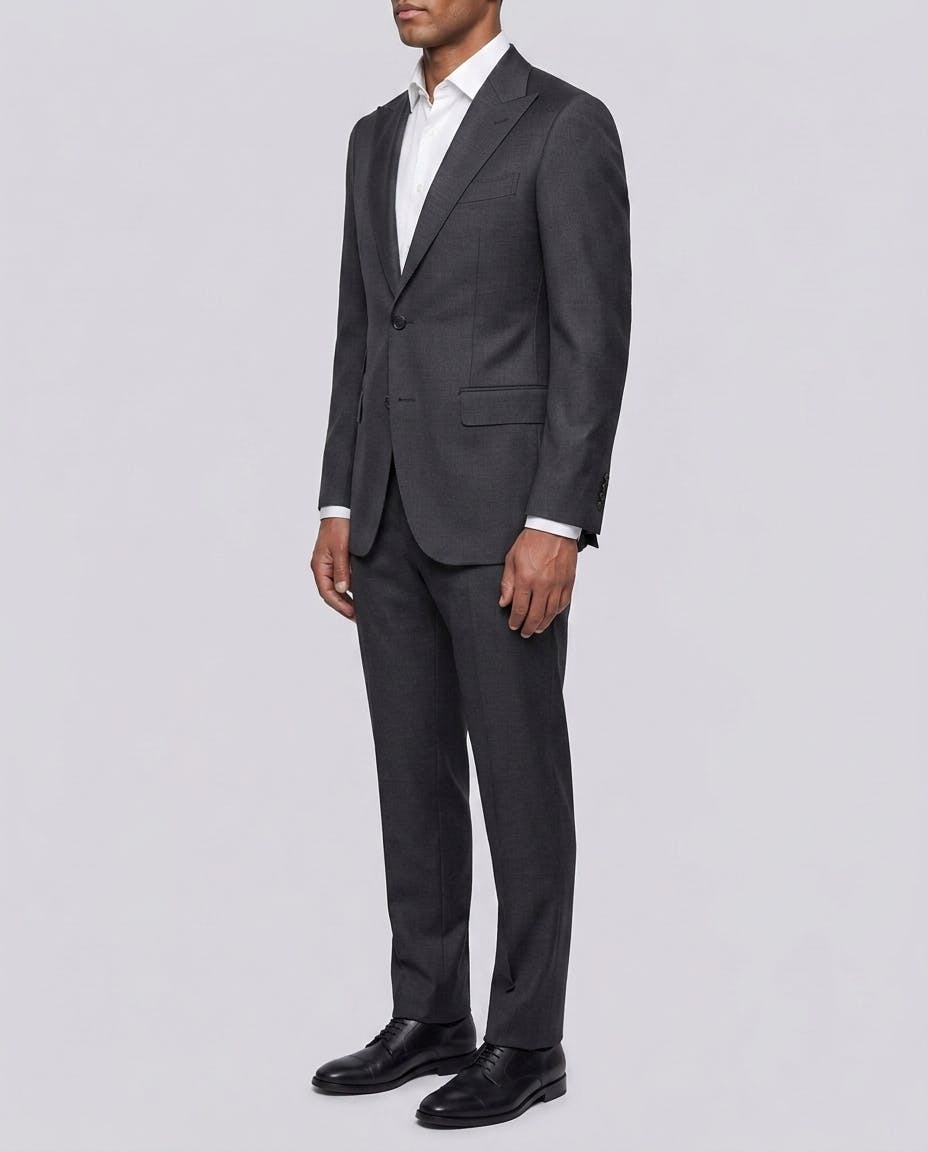The Yately Charcoal Plain Formal Jacket — photo 3