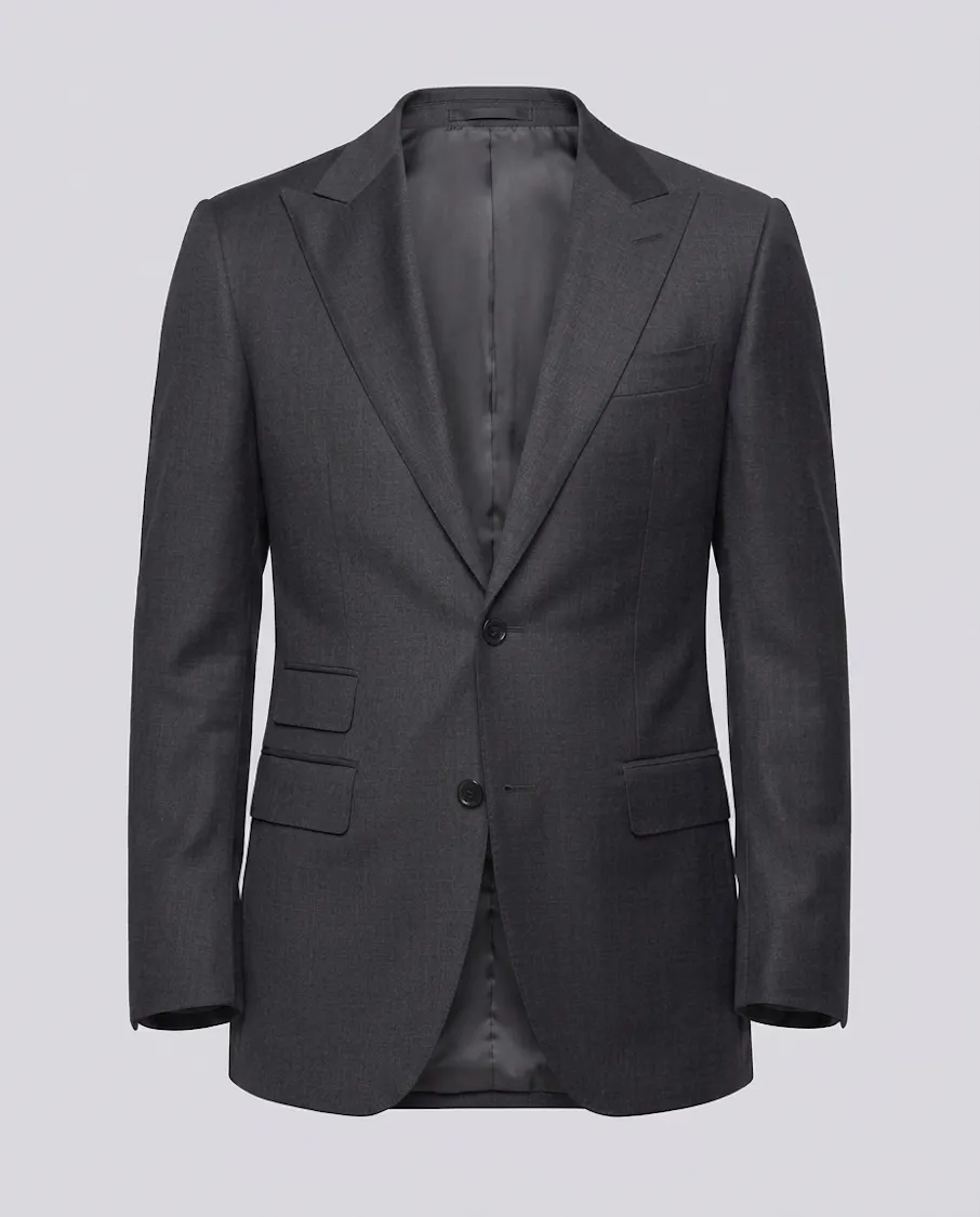 The Yately Charcoal Plain Formal Jacket