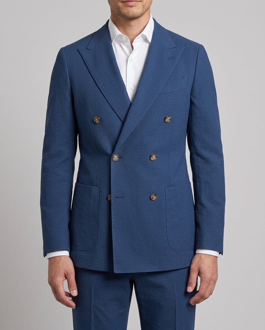 Tommy Wool Seersucker Suit — photo 1