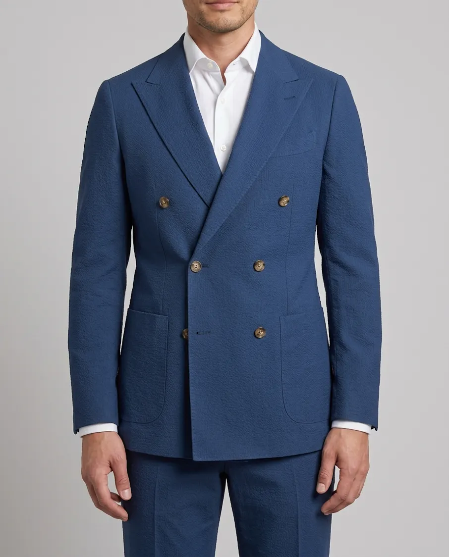 Tommy Wool Seersucker Suit