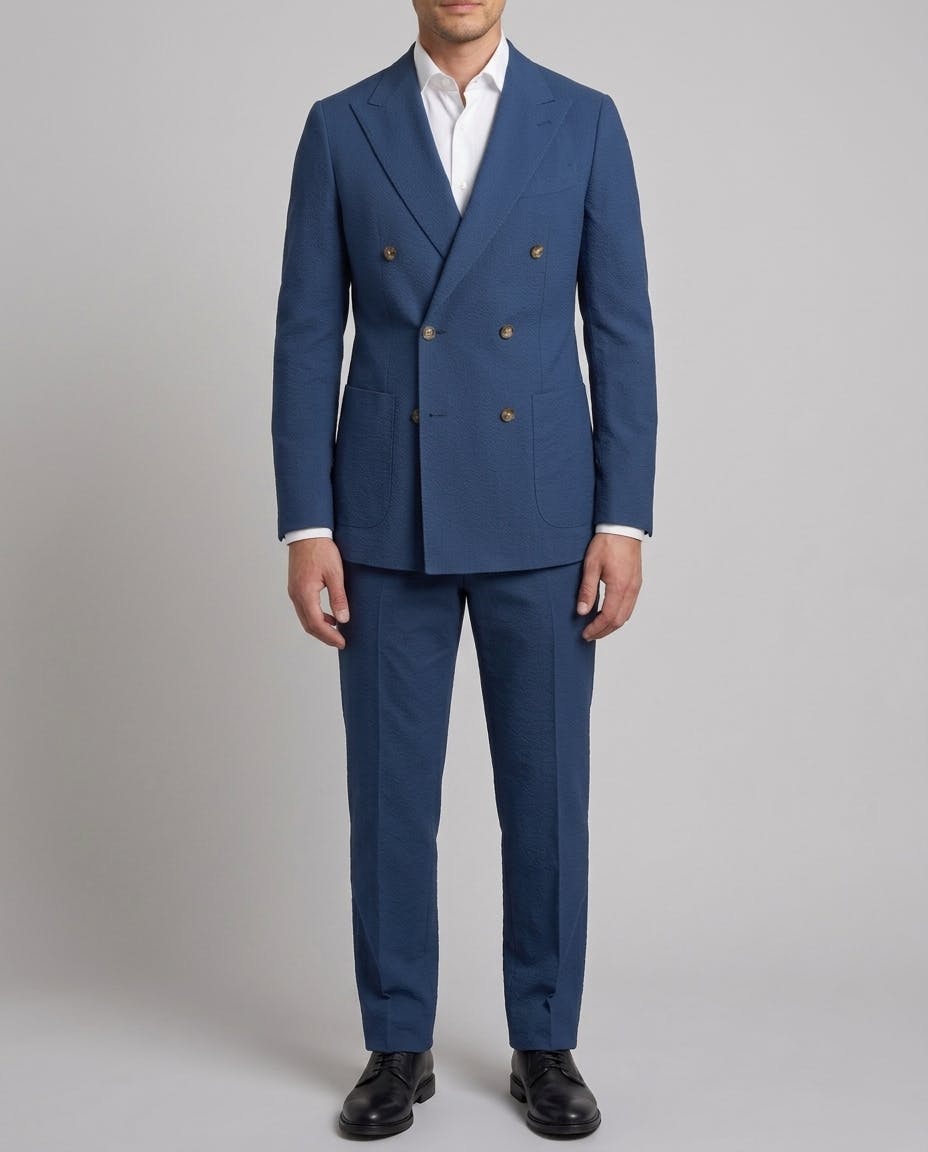 Tommy Wool Seersucker Suit — photo 2