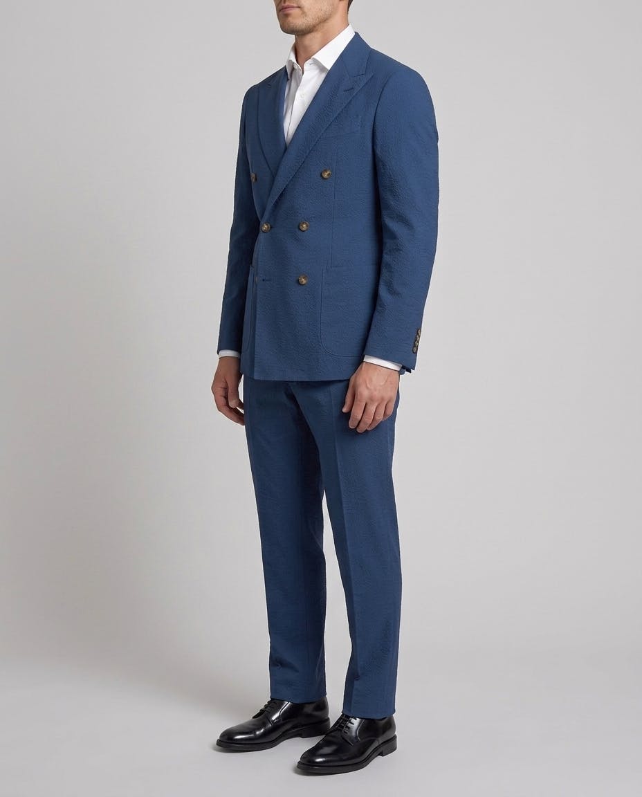 Tommy Wool Seersucker Suit — photo 3