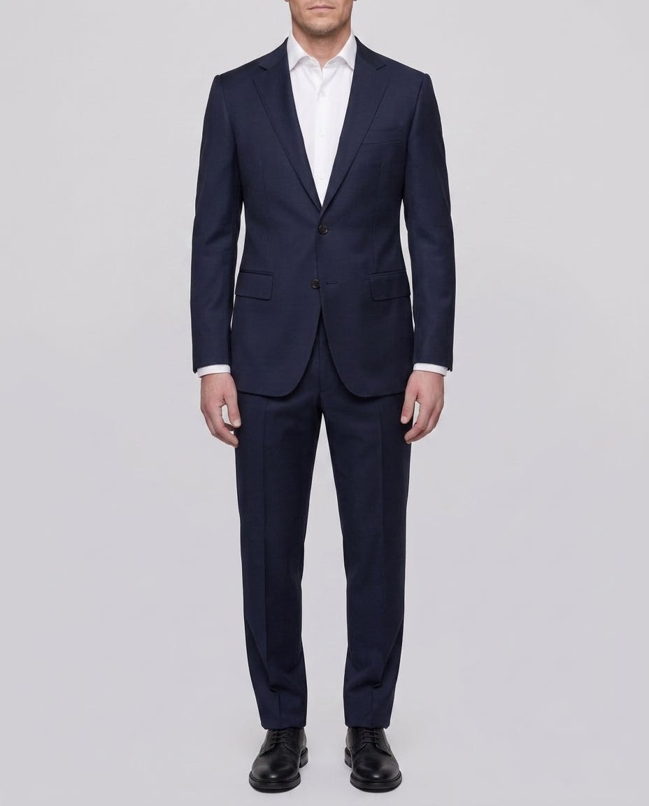 Vade Navy Wool Suit — photo 2