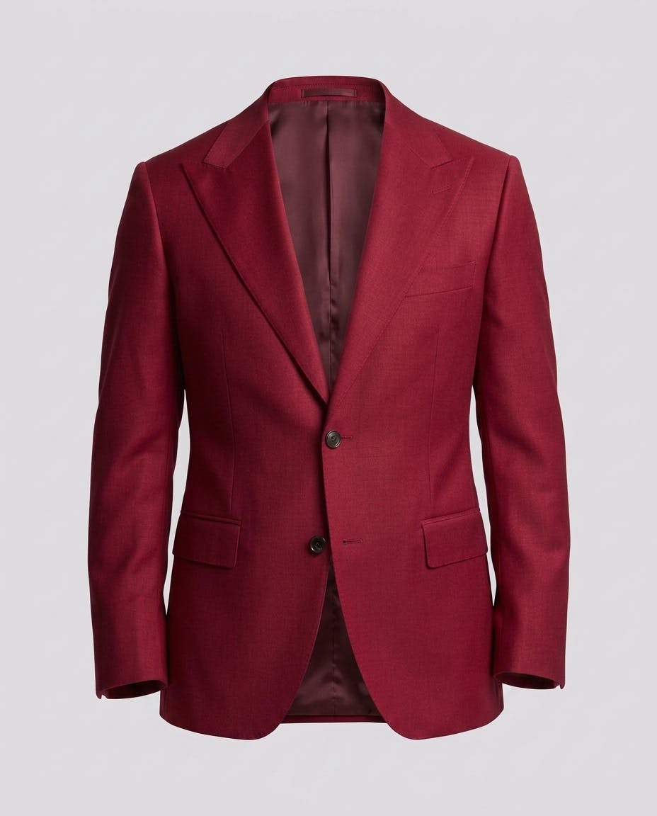 The Verdun Red Australian Merino Wool Jacket — photo 4