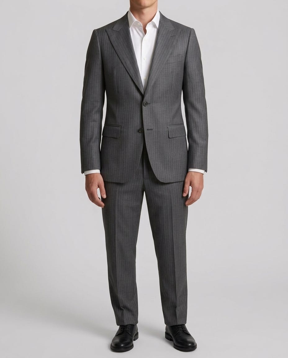 Wellington Grey Wool Suit — photo 2