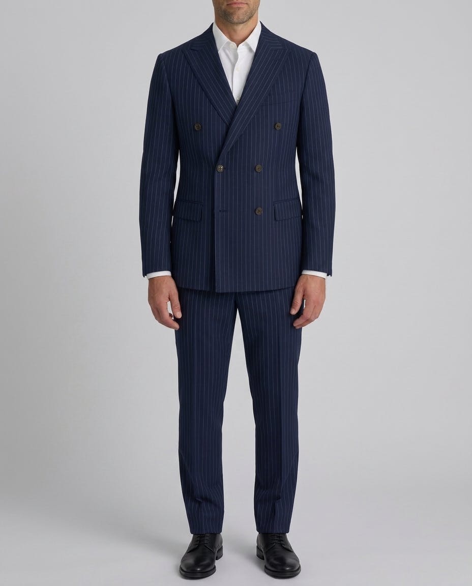 The Zuccarelli Navy Pinstripe Business Jacket — photo 2