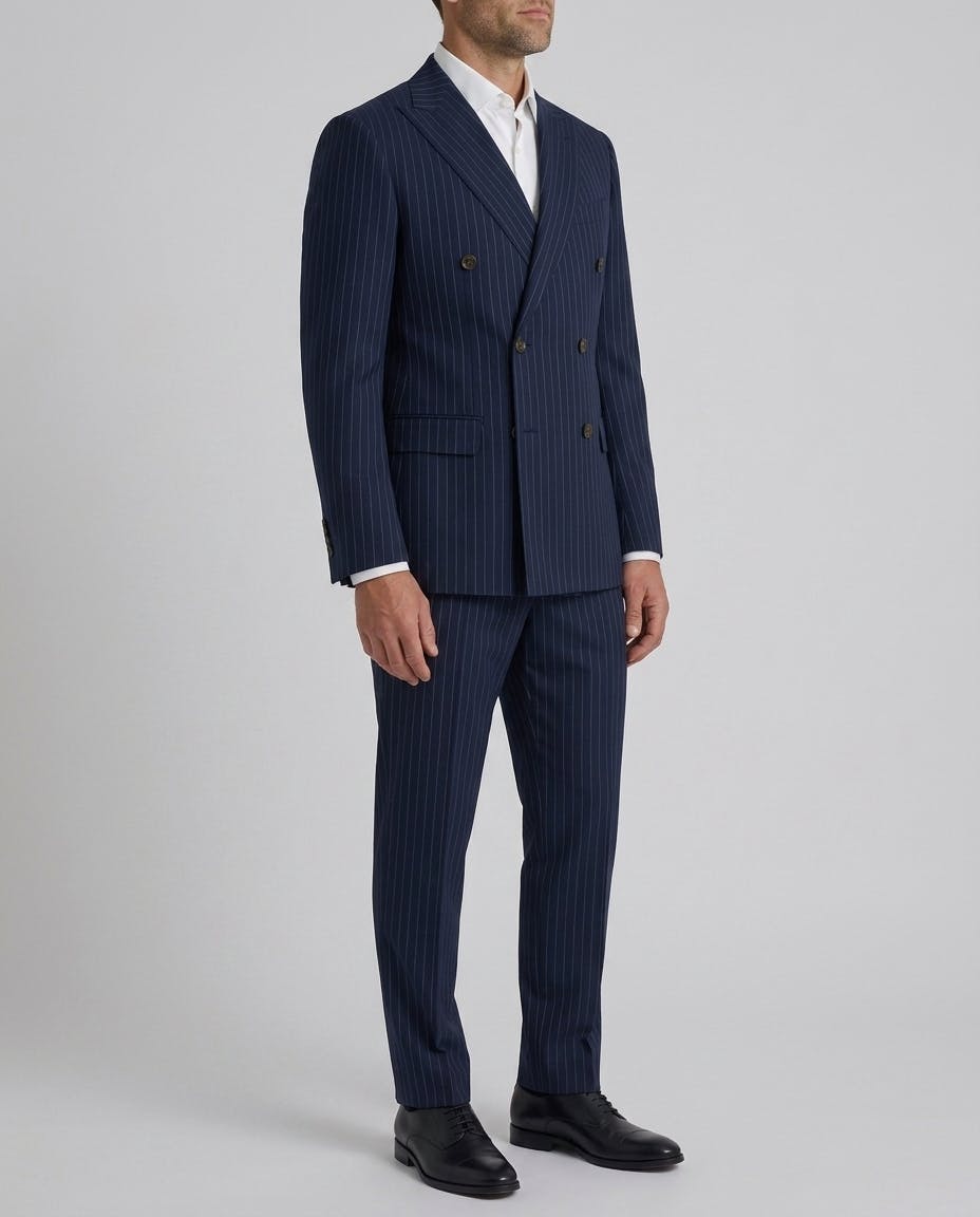 The Zuccarelli Navy Pinstripe Business Jacket — photo 3