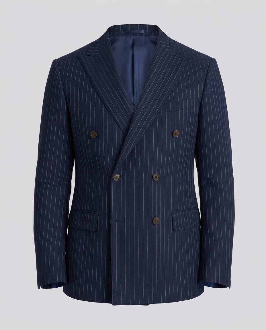 The Zuccarelli Navy Pinstripe Business Jacket — photo 4