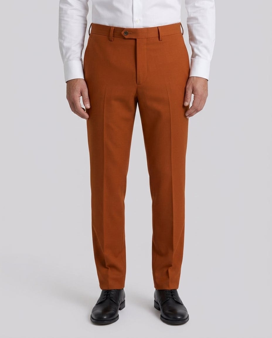 InStitchu Assereto Rust Wool Pants — photo 1