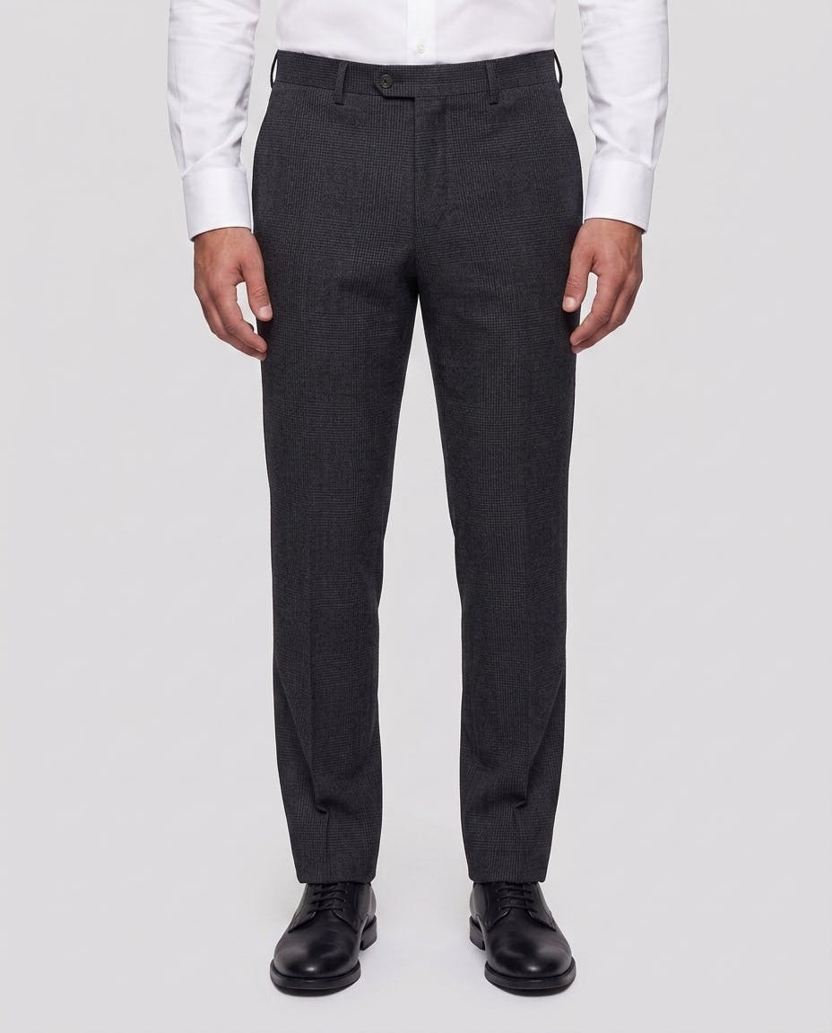 InStitchu Backer Charcoal Wool Pants — photo 1