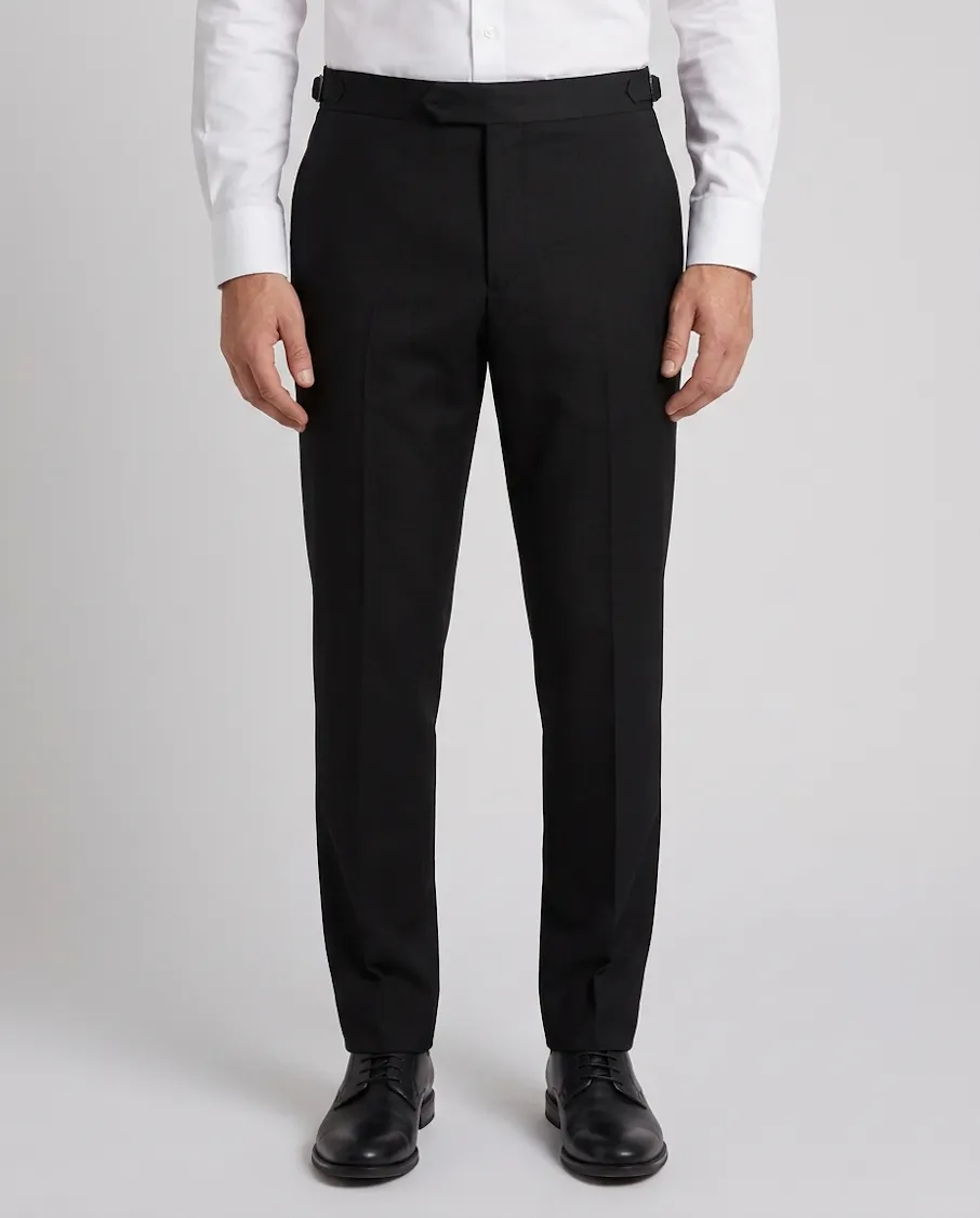 Booker Black Wool Pants
