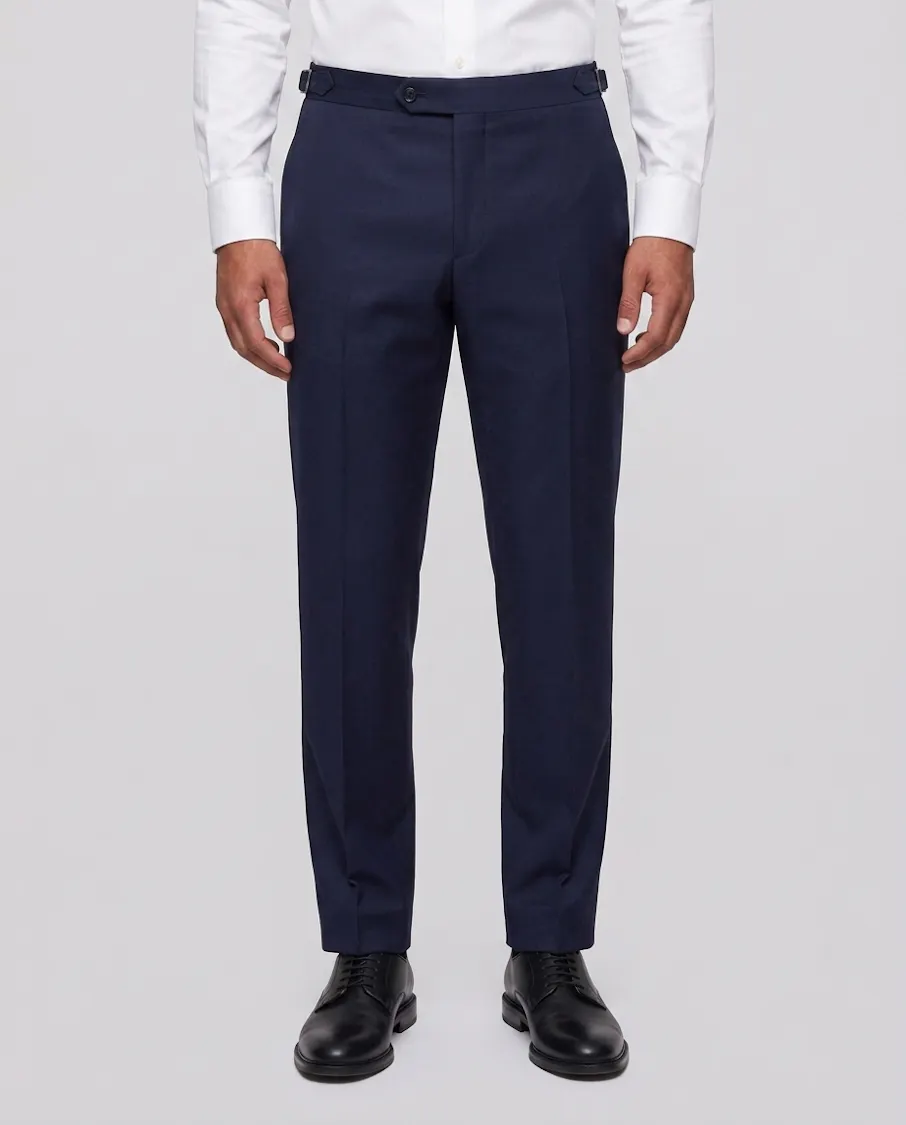 Crompton Navy Wool Pants