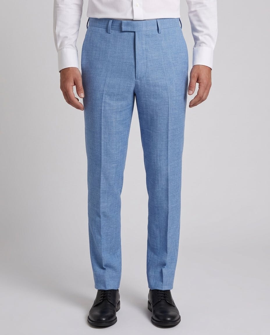 The Ecouteurs Blue Wool Blend Trouser — photo 1