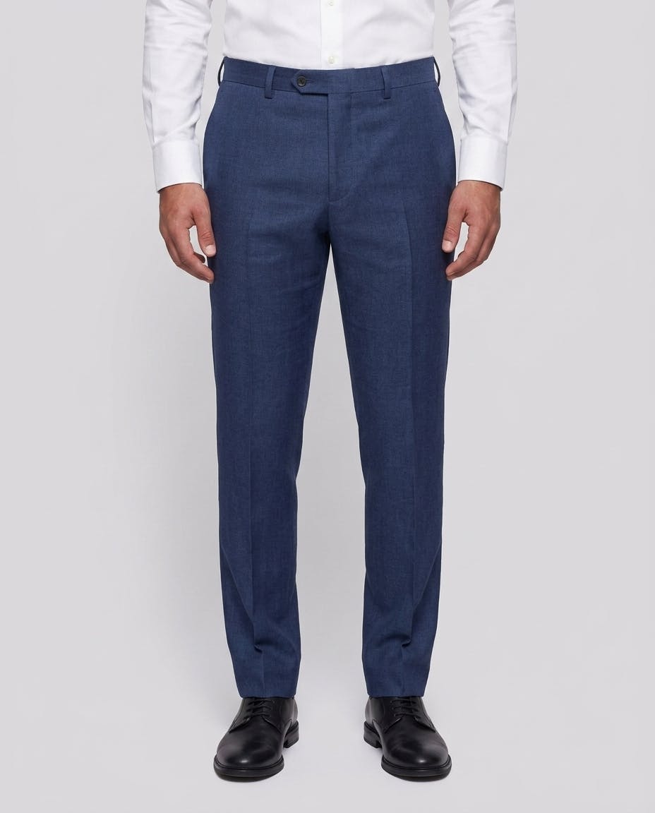 Garda Navy Linen Suit — photo 5