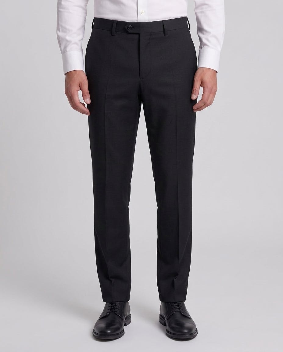 InStitchu Black Wool Fetti Pants — photo 1