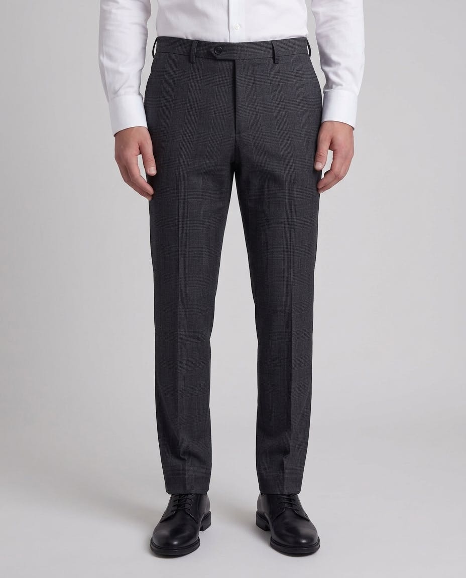 InStitchu Backer Charcoal Wool Pants — photo 1